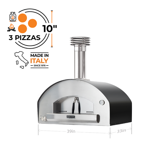 FIRENZE Hybrid Gas & Wood Oven - New Gen Mangiafuoco