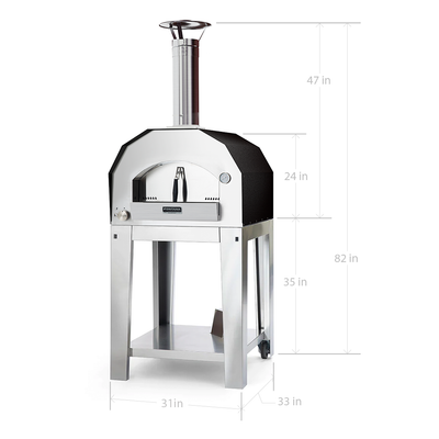 Mario PRO Hybrid Gas & Wood Oven