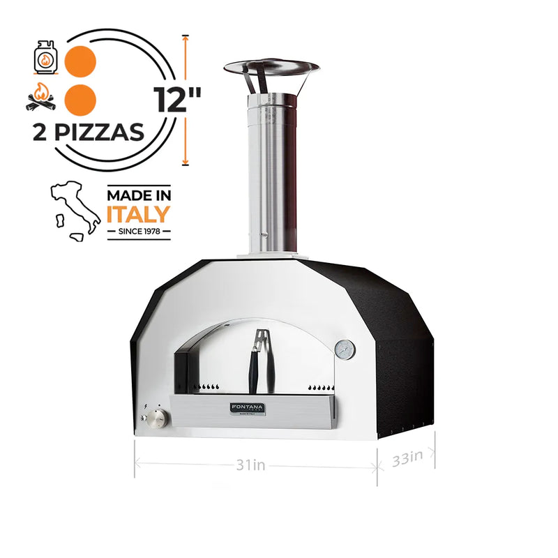 Mario PRO Hybrid Gas & Wood Oven